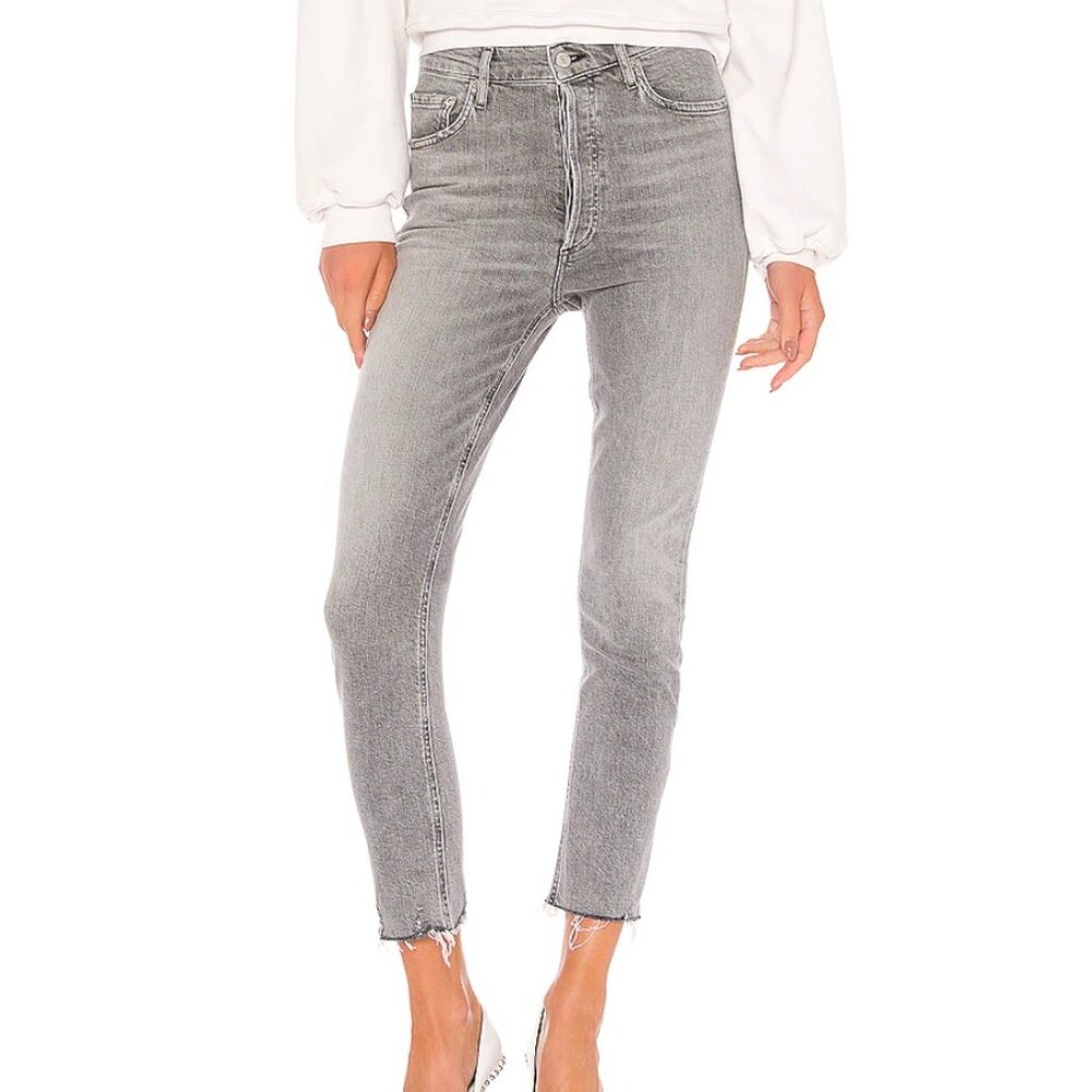 AGOLDE Nico High Rise Slim in Risk - Size 23